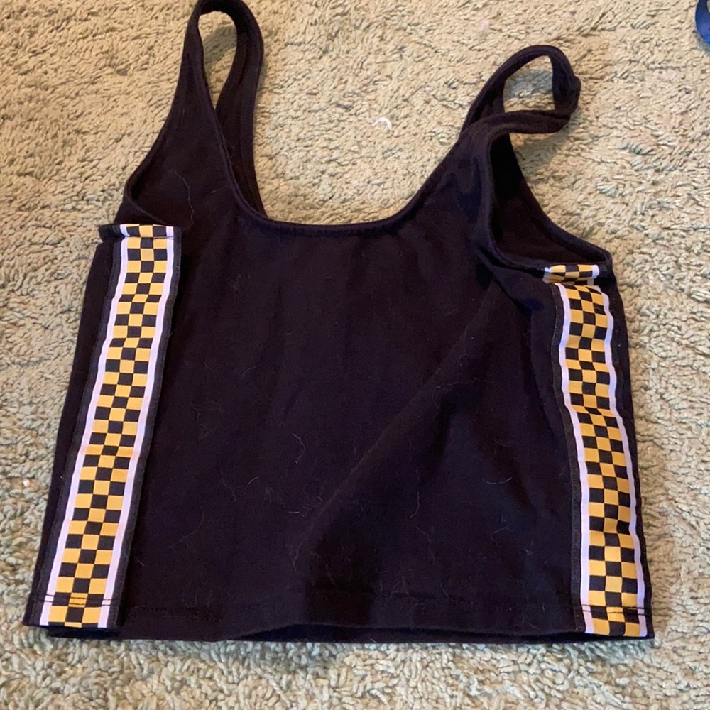 Black crop top